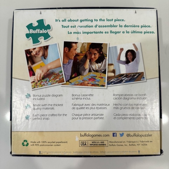 Buffalo Starry Night Vincent Van Gogh Signature Collection Matte Finish Puzzle - Picture 7 of 14